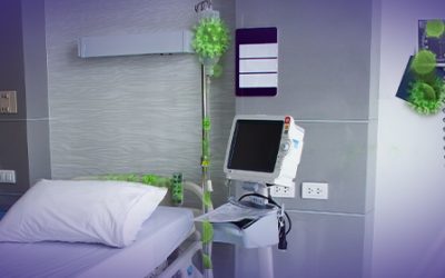 Slowing Room-to-Room Spread Disinfecting Shared Equipment in Healthcare Settings